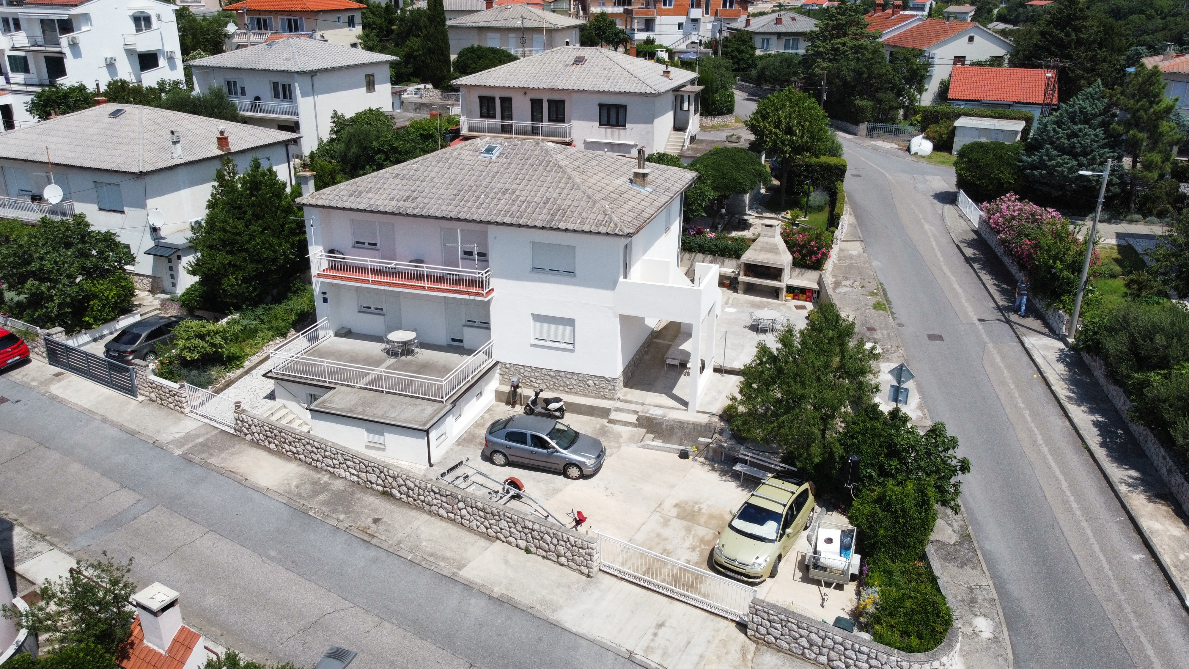 Modern apartment exterior Croatia